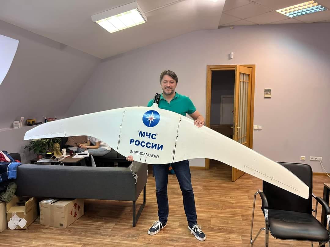 Drone of Russian Ministry of Emergency Situations captured in Ukraine (22 June 2022).jpg